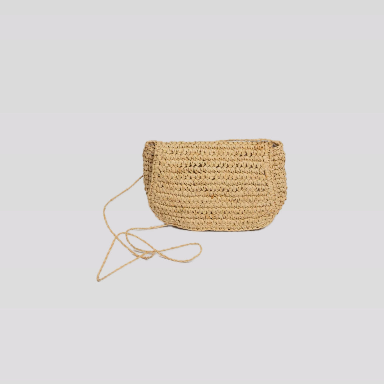 Hat Attack Straw Belt Bag - Natural