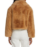 dh New York Paloma Cropped Faux Fur Jacket