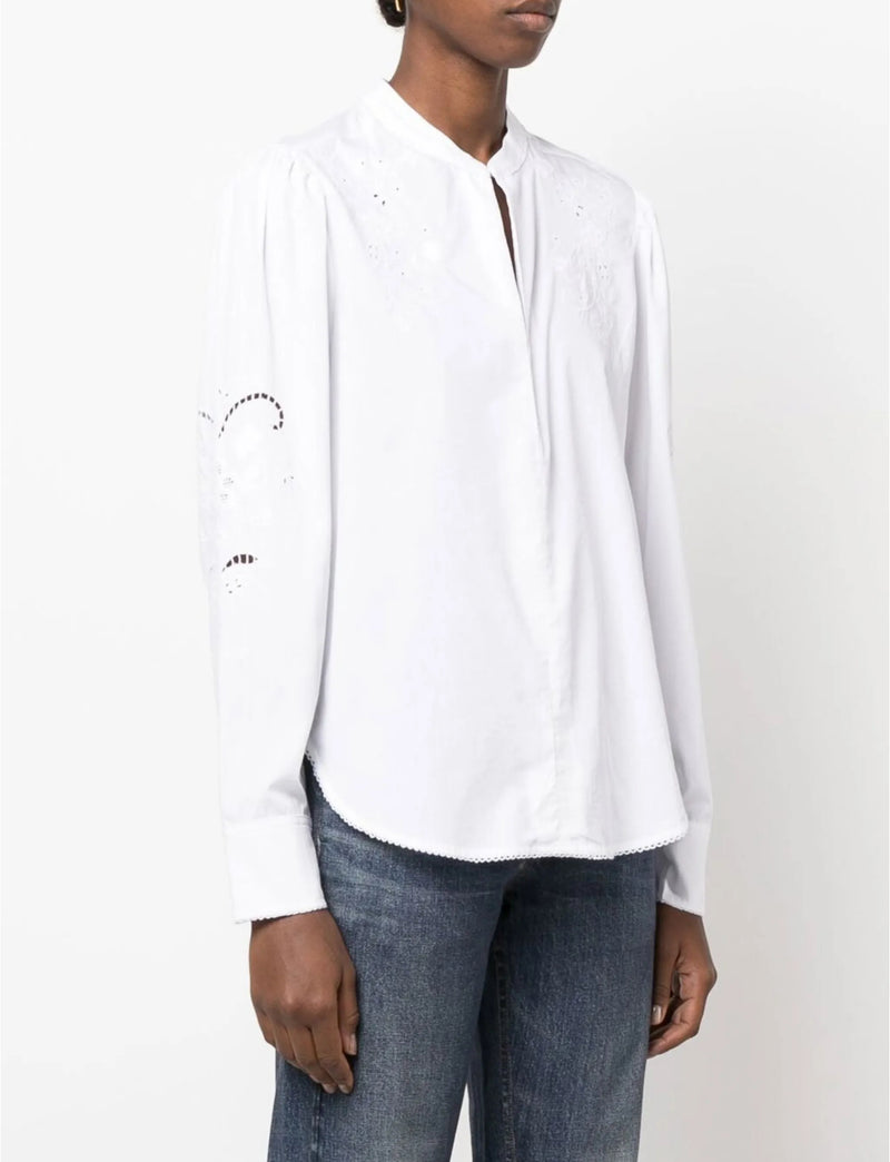 rag & bone Jade Blouse - White