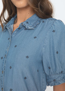 Caballero Shauna Top - Indigo