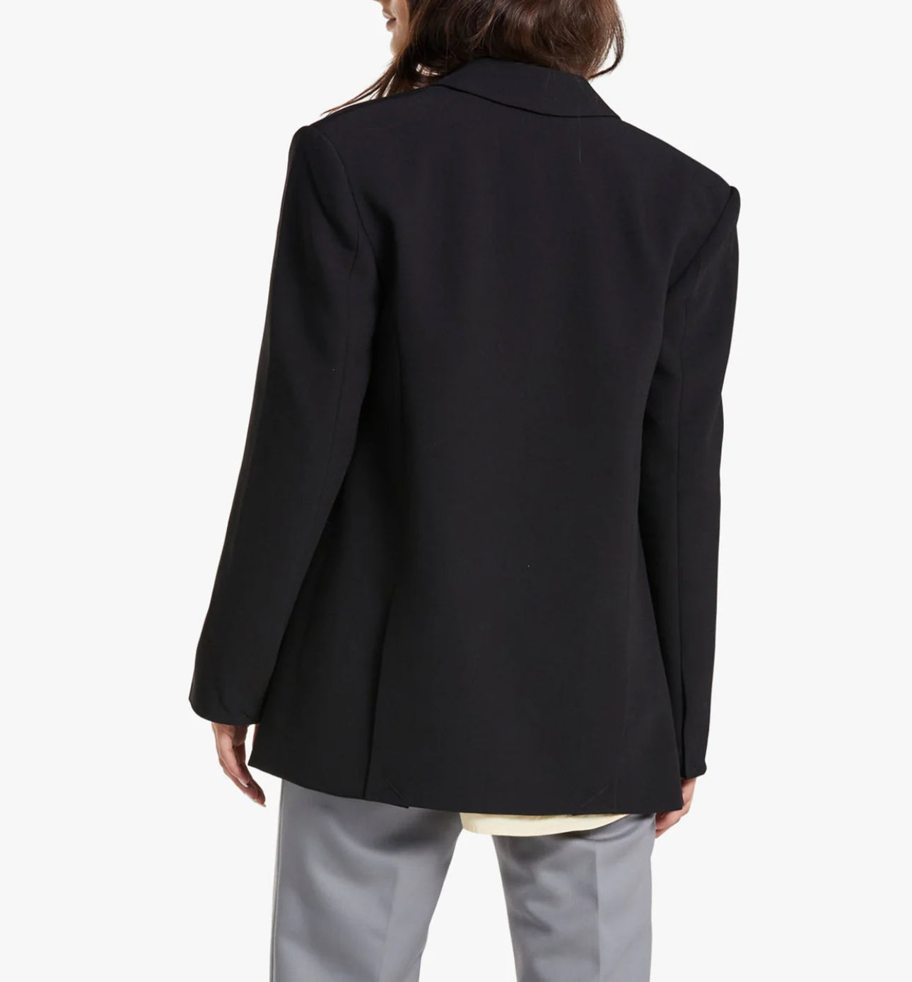 Shona Joy Irena Oversized Tailored Blazer - Black