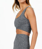 The Upside Ayama Pia Crop - Grey Marle