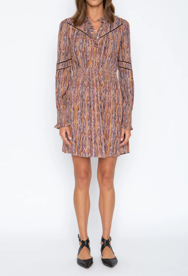 Caballero Nickie Multi Grain Line Dress