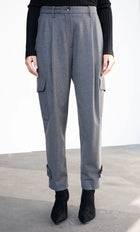 nine:inthe:morning Sophie Cargo Pant - Grey