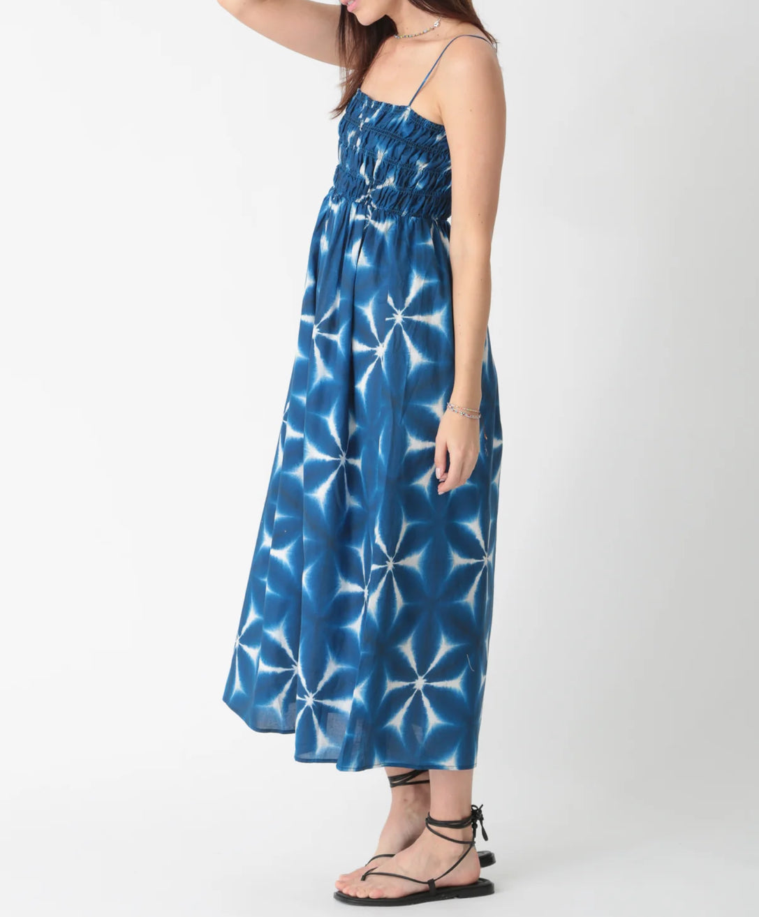 Electric & Rose Camilla Dress - Shibori Print