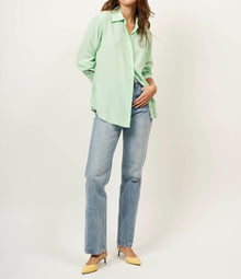 Equipment Essential Silk Shirt - Green Ash