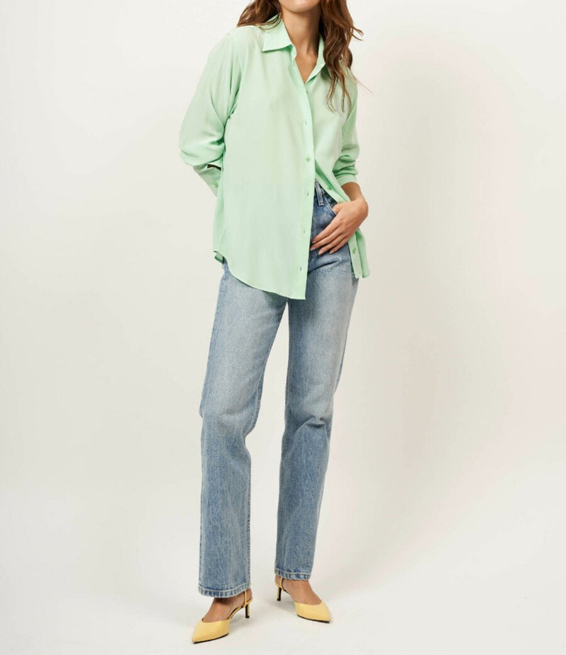 Equipment Essential Silk Shirt - Green Ash