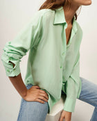 Equipment Essential Silk Shirt - Green Ash