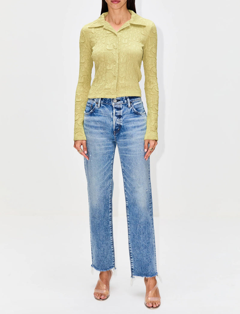 Moussy Vintage Nokomis Straight - Light Blue