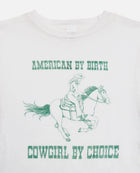 Re/Done Classic Burnout "Cowgirl" Tee - Optic White