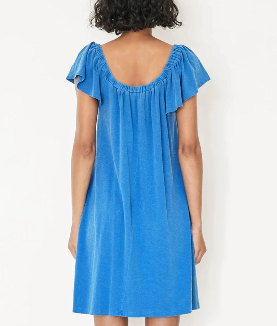 Sundry Mini Trapeze Dress - Royal Blue