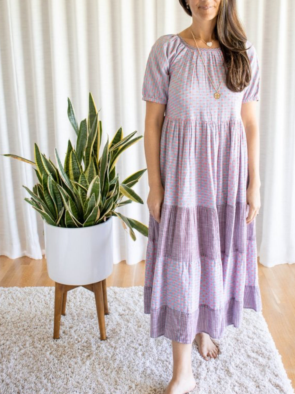 ace&jig Noah Dress - Dot Textile