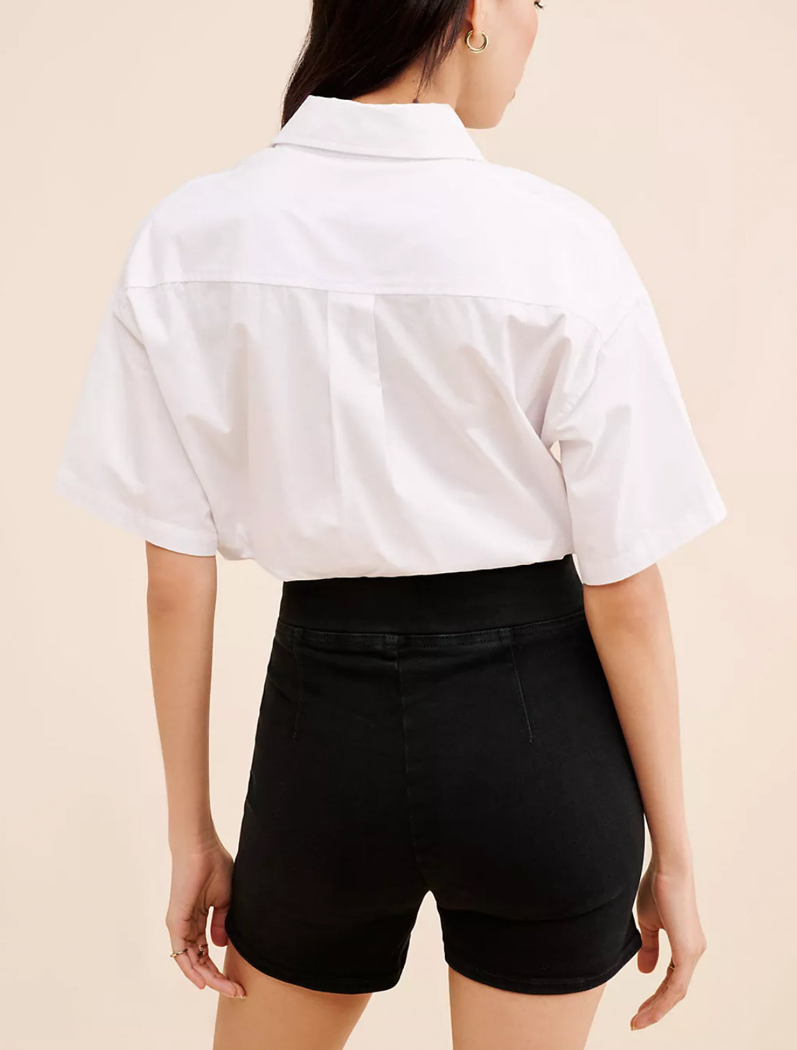 Frame Jetset High Rise Shorts - Black
