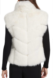 Generation Love Rosario Faux Fur Vest - White