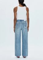 Pistola Hendrix High Rise Baggy Jean - Apprentice Distresse