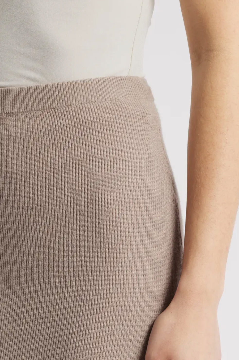 525 Maria Knit Maxi Skirt - Moon Rock