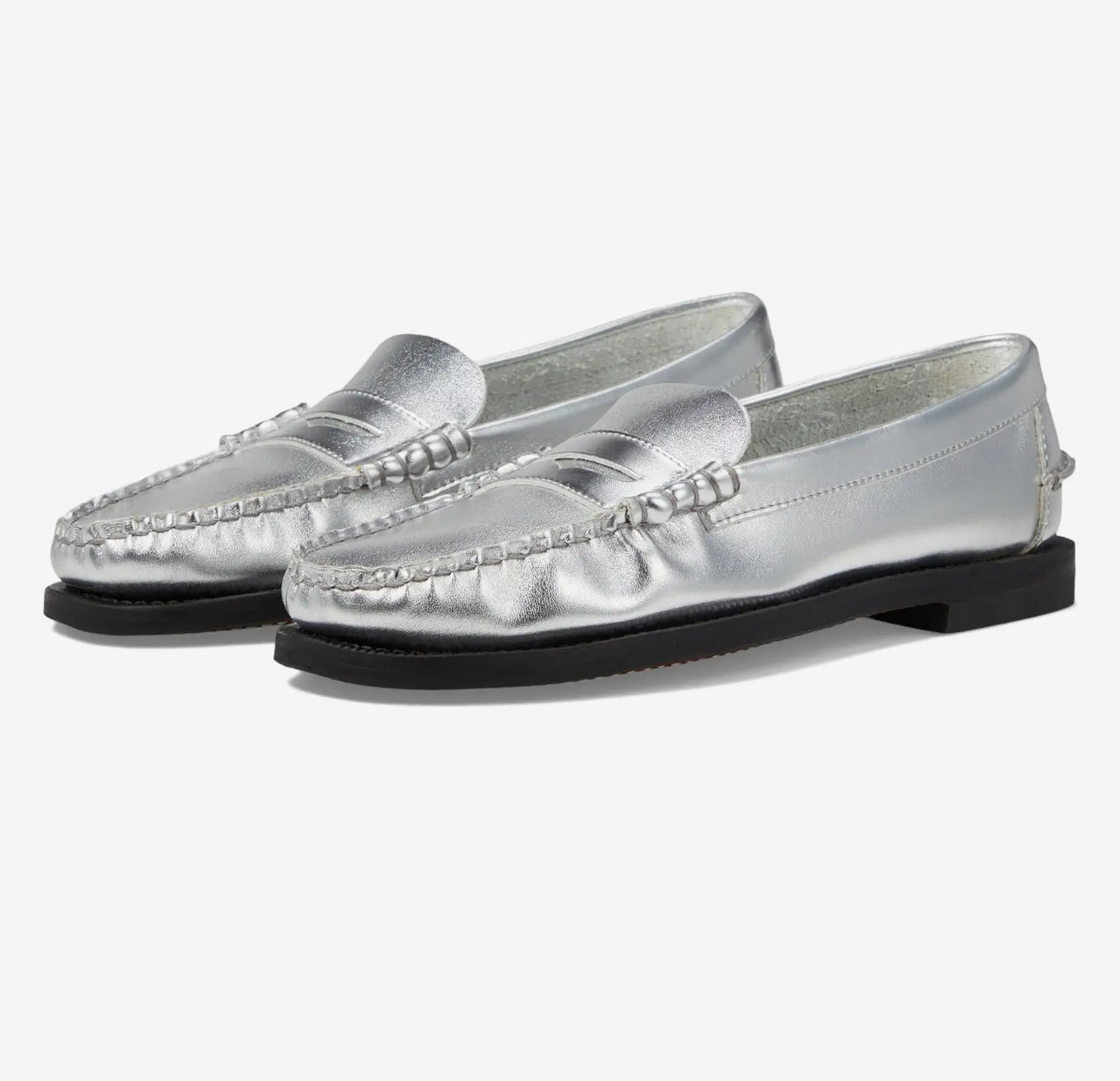 Sebago Dan Metallic Penny Loafers