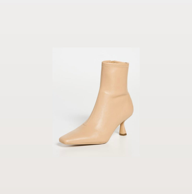 Loeffler Randall Thandy Curved Boot - Bisque