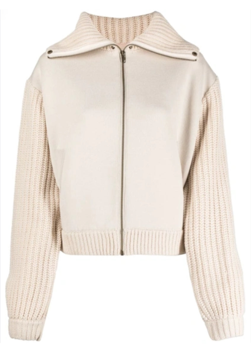 Essentiel Antwerp California Knit Bomber Jacket