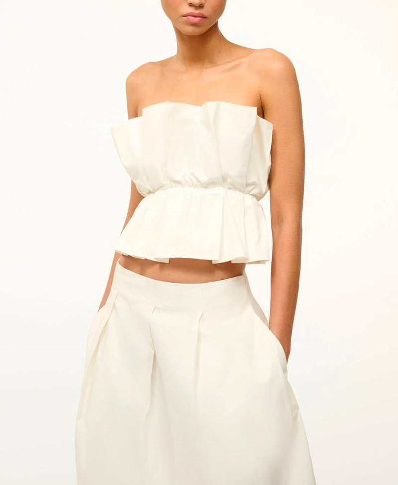 STAUD Dover Top - Ivory