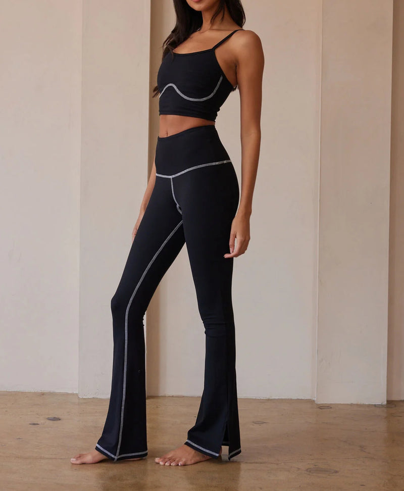 Strut This Stitch Bustier - Black