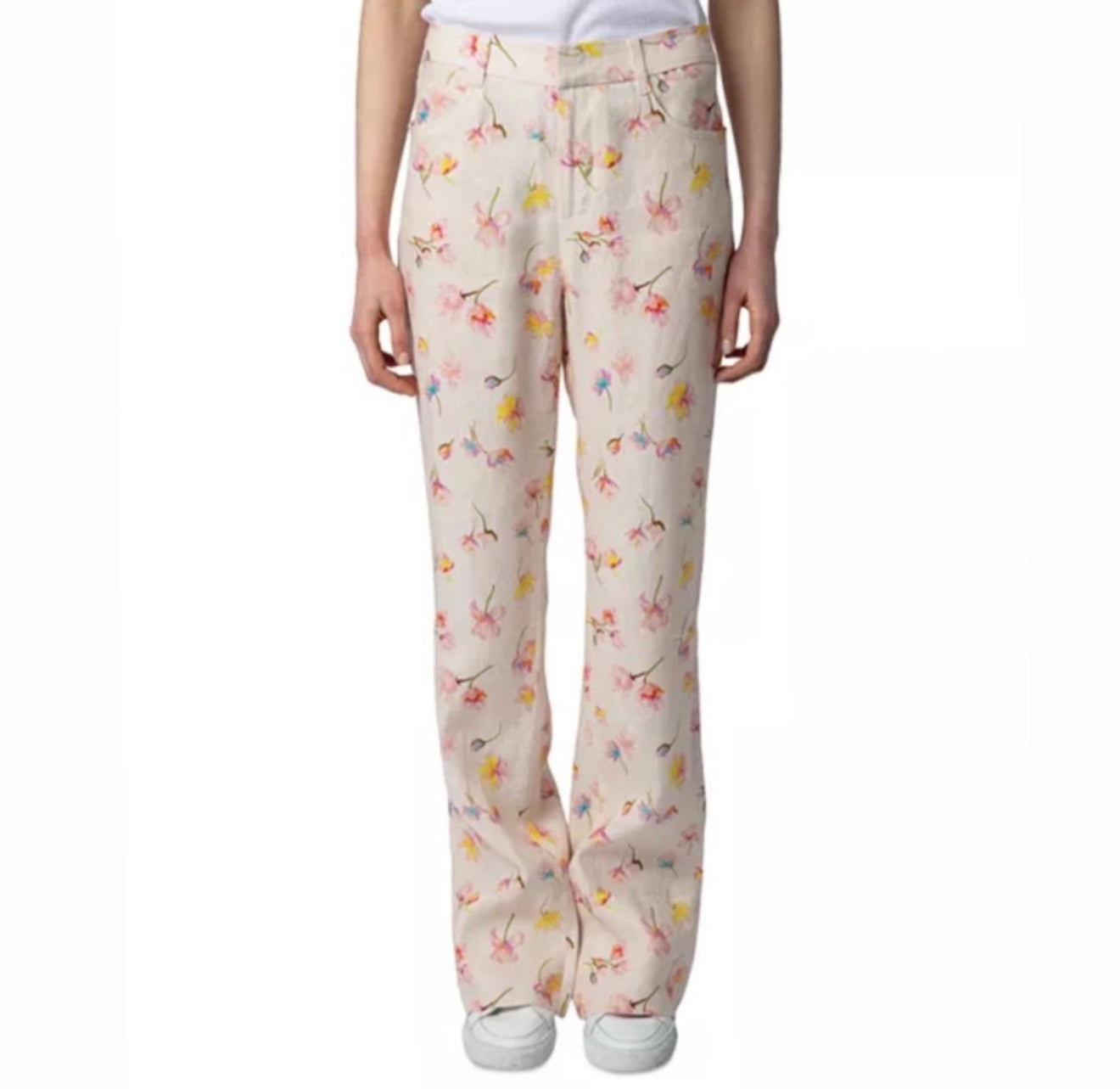 Zadig & Voltaire Pistol Courtney Linen Slit Pants