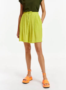 Essentiel Antwerp Seersucker Shorts -  Lime Green