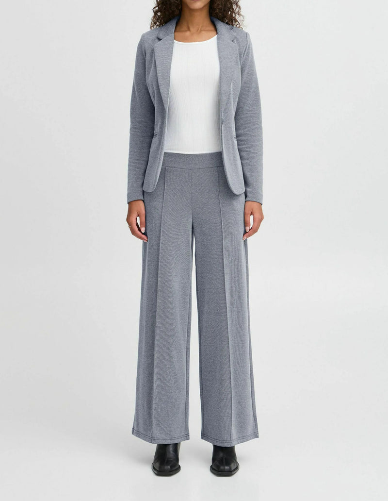 ICHI Kate Trousers - Medieval Blue