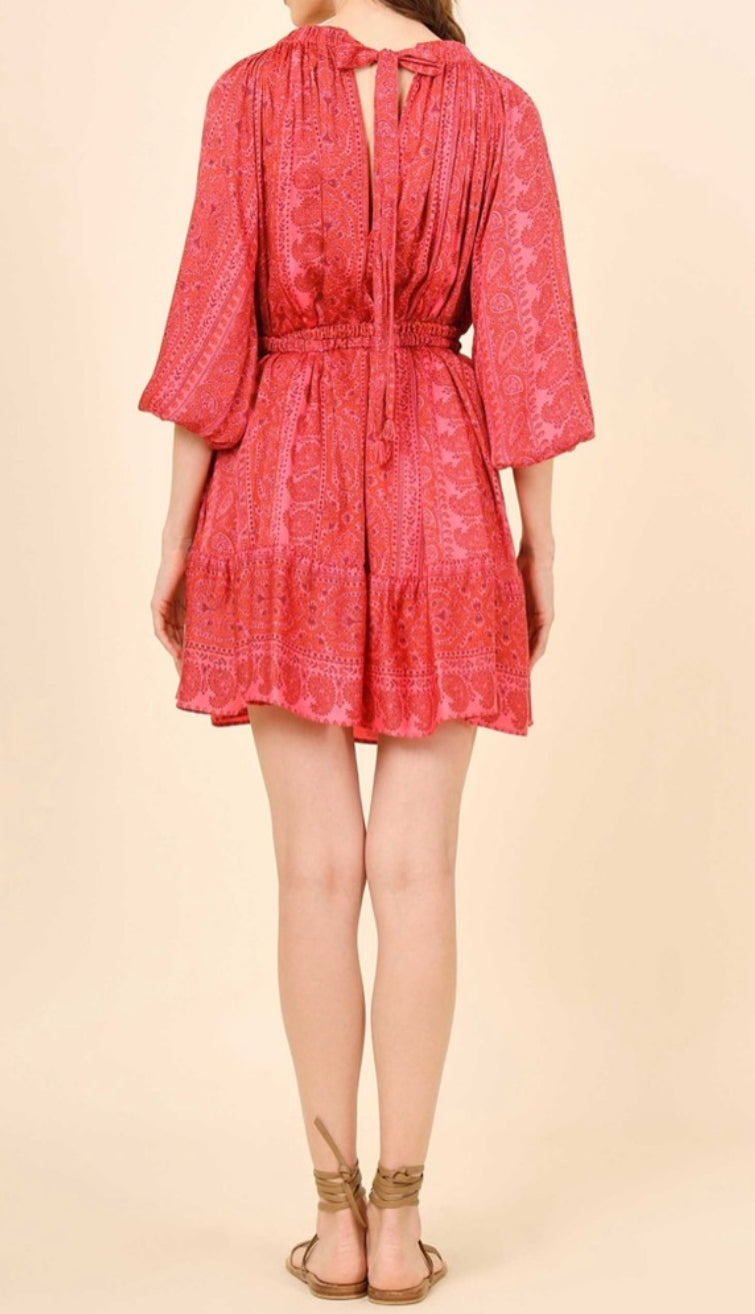 Omika Fitzgerald Mini Dress - Salania Tart