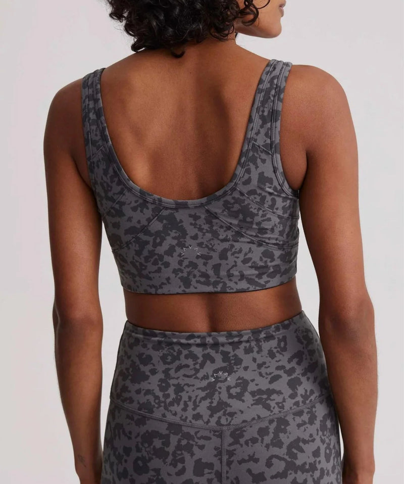 Varley Let’s Move Kellam Bra - Blackened Distorted Animal