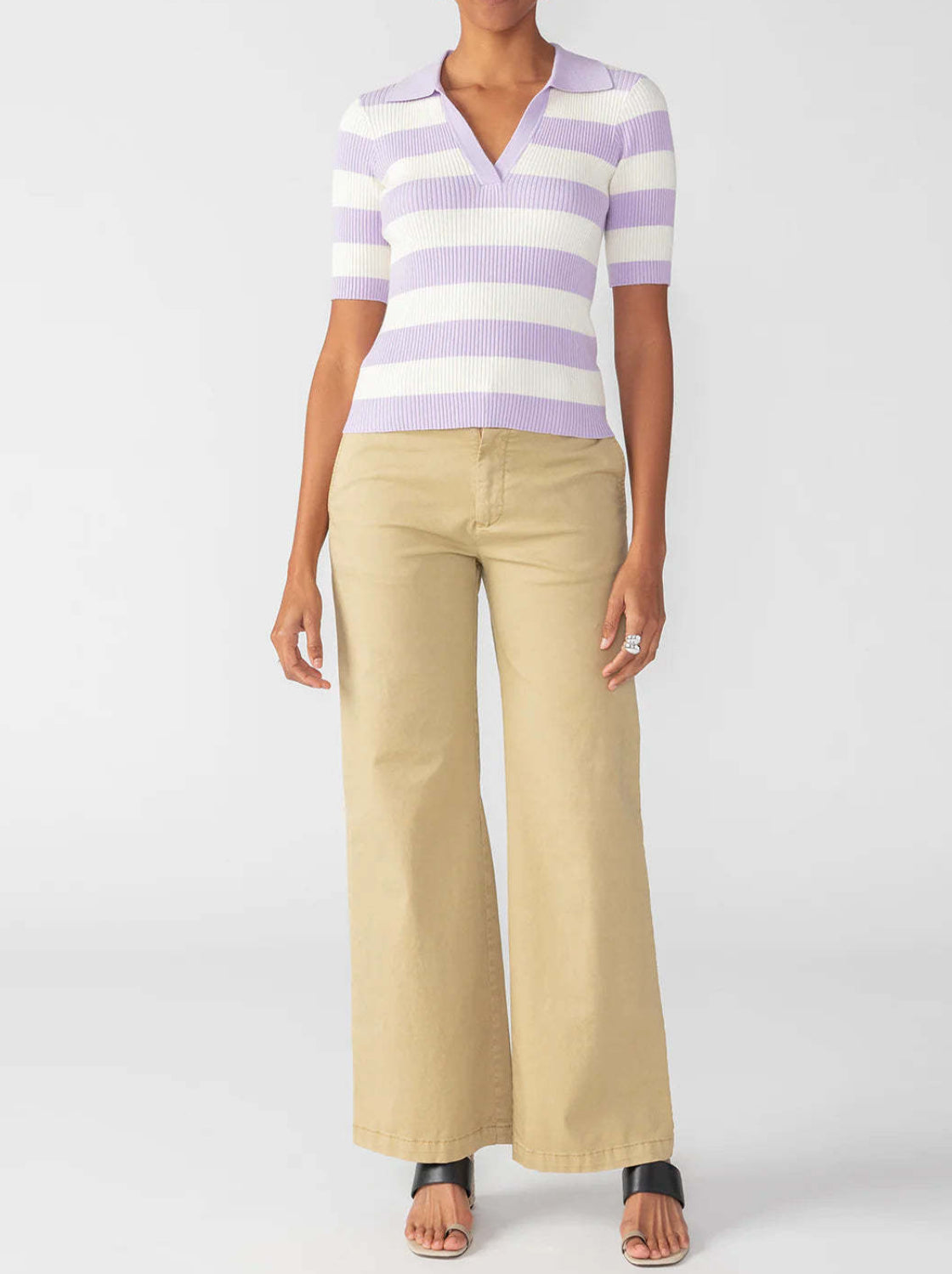 Sanctuary Prep Polo Rib Top - Washed Taffy