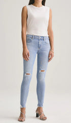 AGOLDE Denim Sophie Mid Rise Skinny Ankle Jean - Shrine