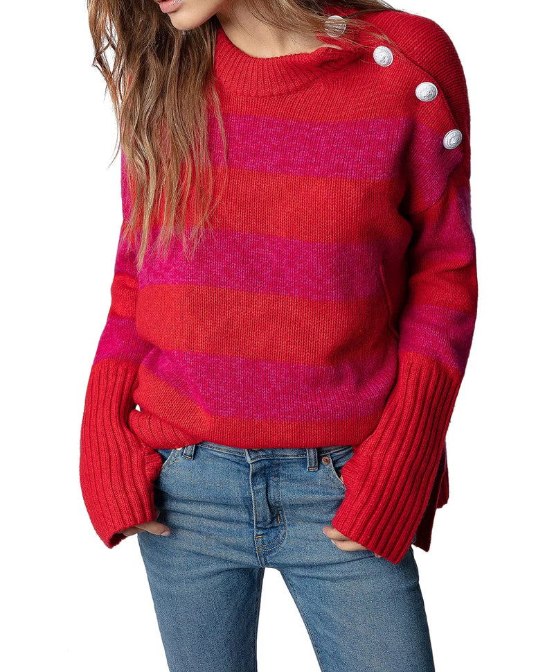 Zadig & Voltaire Malta Striped Sweater