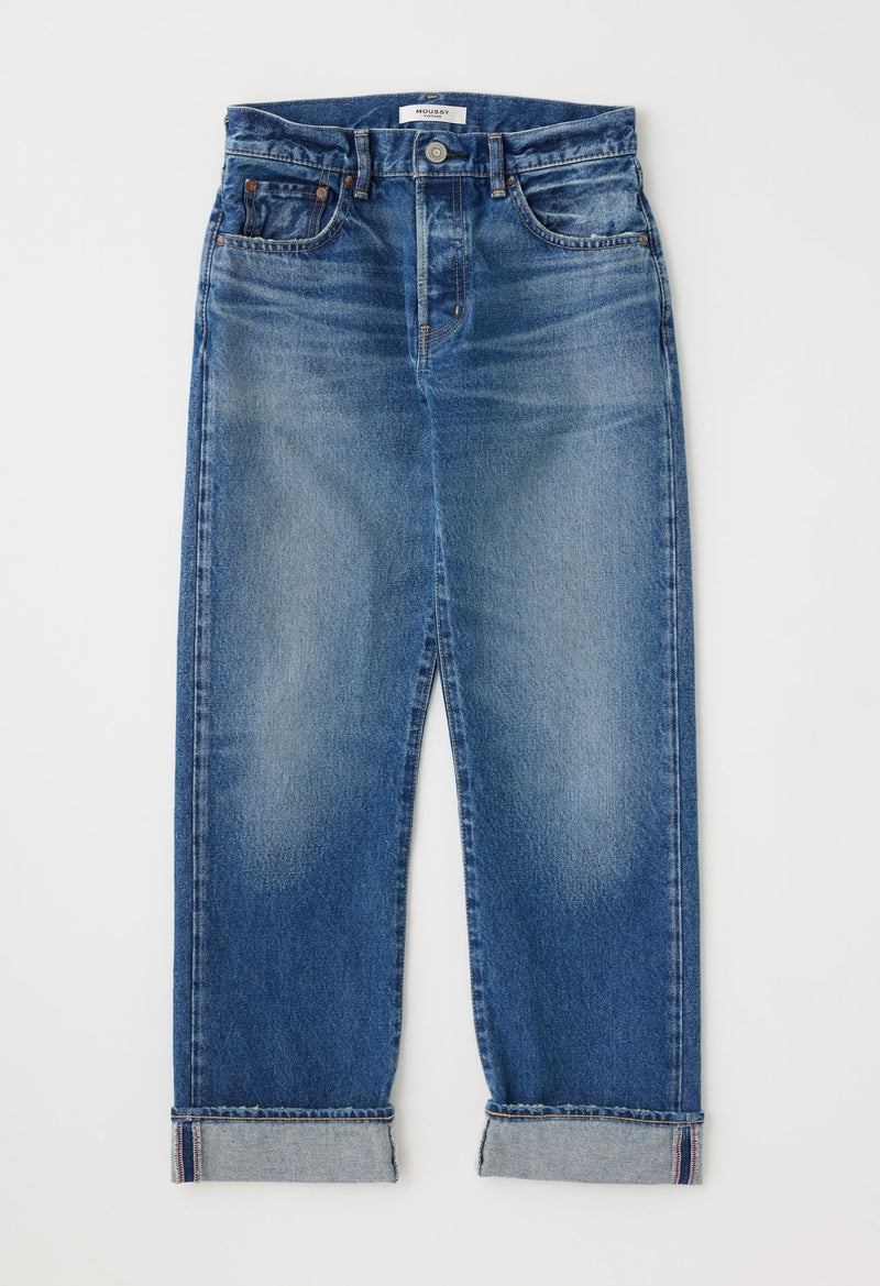 Moussy Vintage Foxwood Straight Jeans - Blue