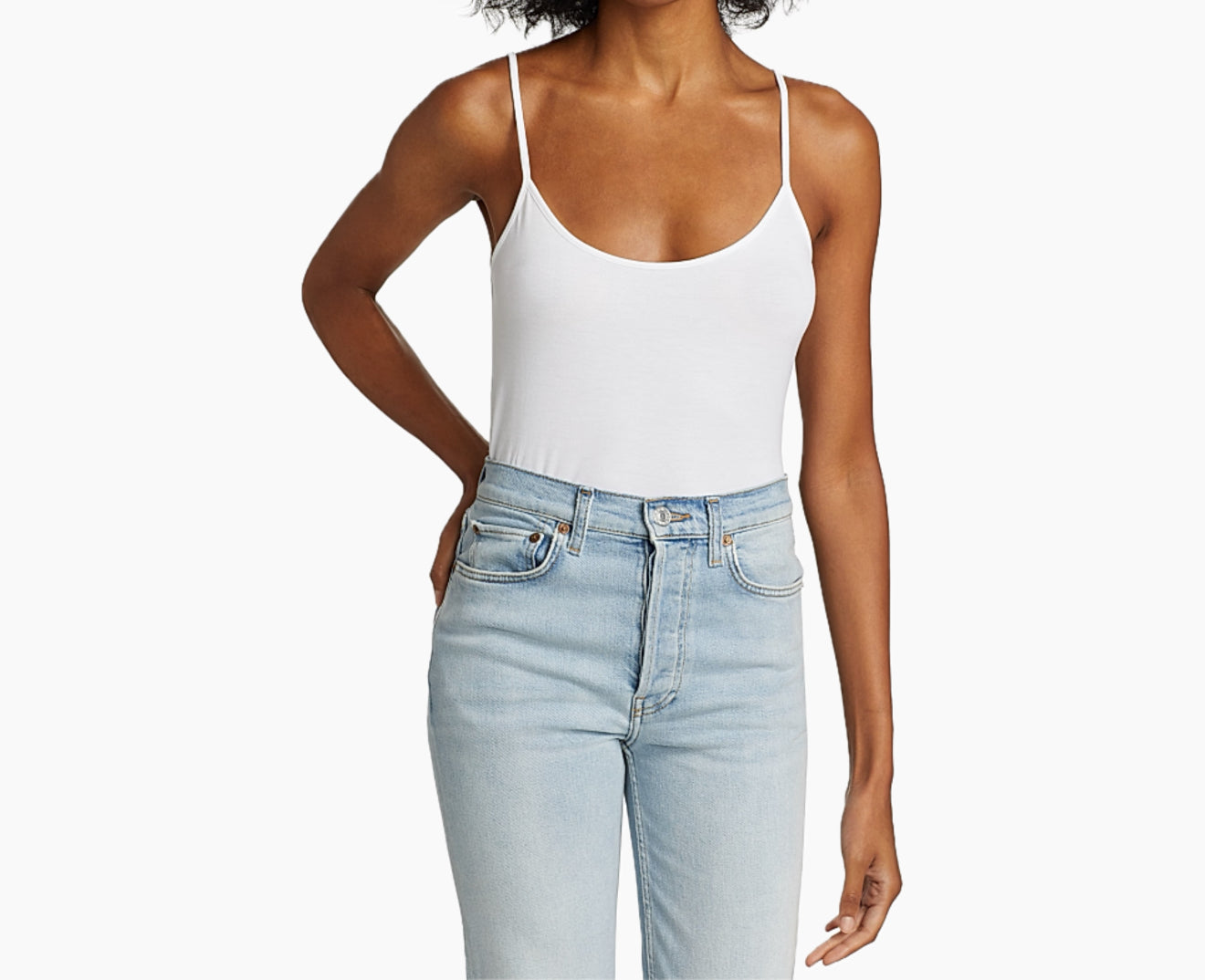 Majestic Filatures Classic Stretch Tank - Milk