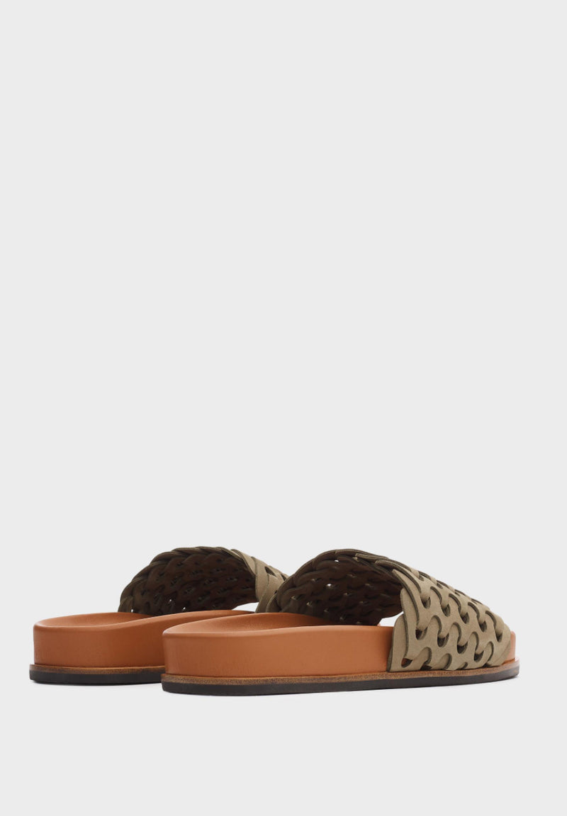 rag & bone Bailey Slide Leather Flat Sandal