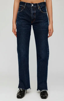 Moussy Vintage Moussy Vintage Inkster Straight Jean - Dark Blue