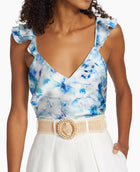 Cami NYC Damaris Floral Silk Camisole - Sea Floral