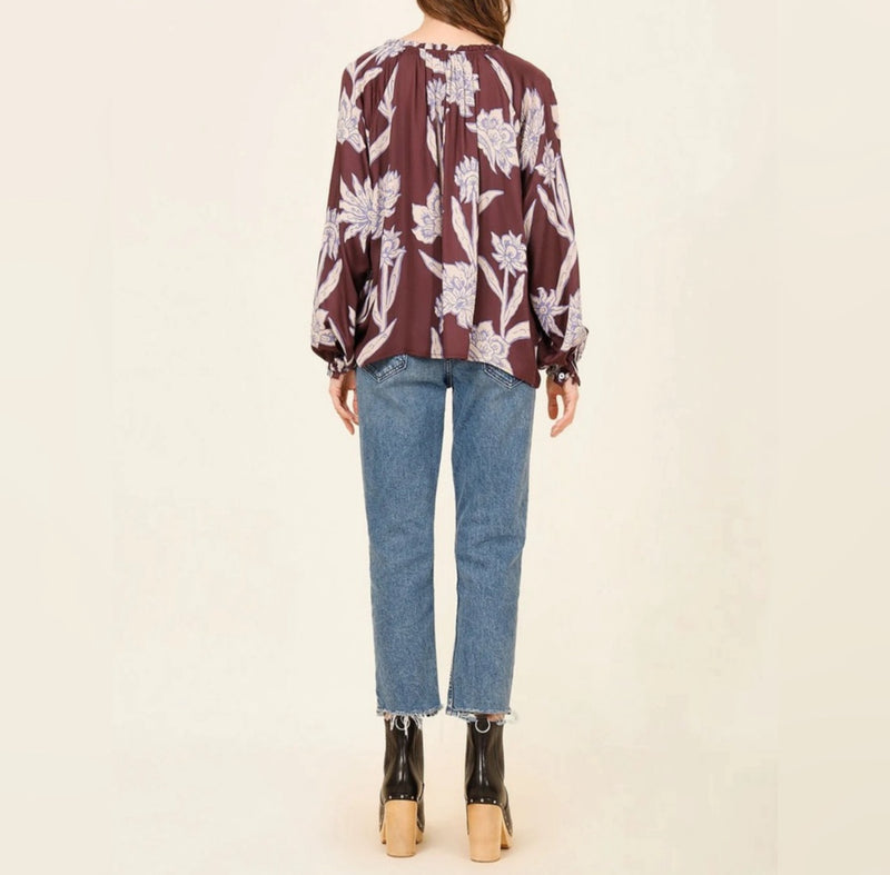 Omika Lani Blouse - Maira Bordeaux