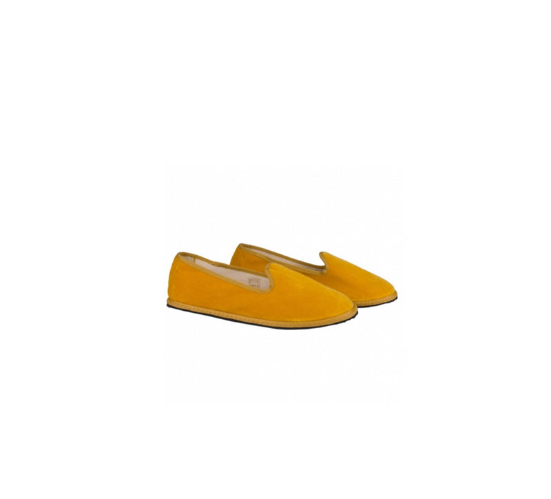 ViBi VENEZiA Bottiglia Classic Velvet Furlana Slippers - Doge Yellow