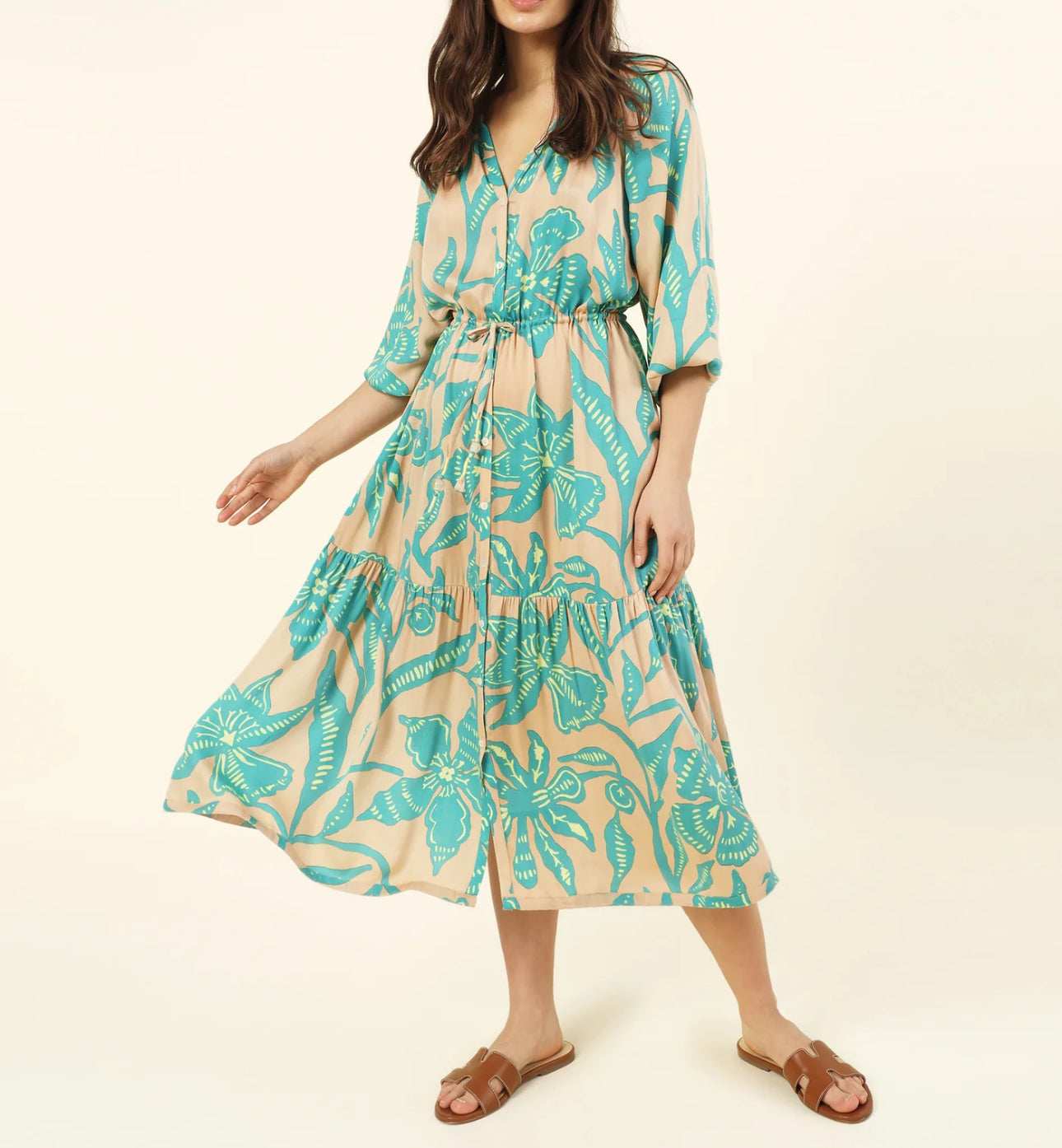 Omika Emerson Midi Dress - Lia Tropic