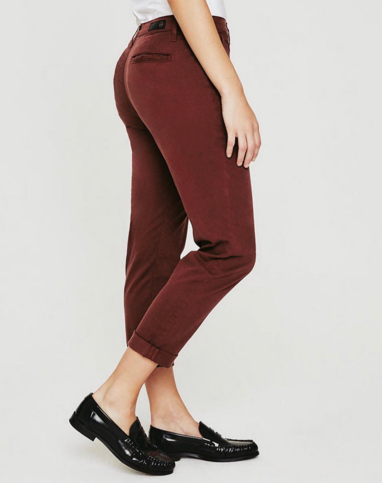 AG Jeans Caden Trouser - Dark Sangria