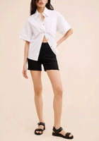 Frame Jetset High Rise Shorts - Black