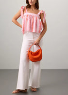 Blockprints Emma Tank - Barbie Pink/Ferarri Red