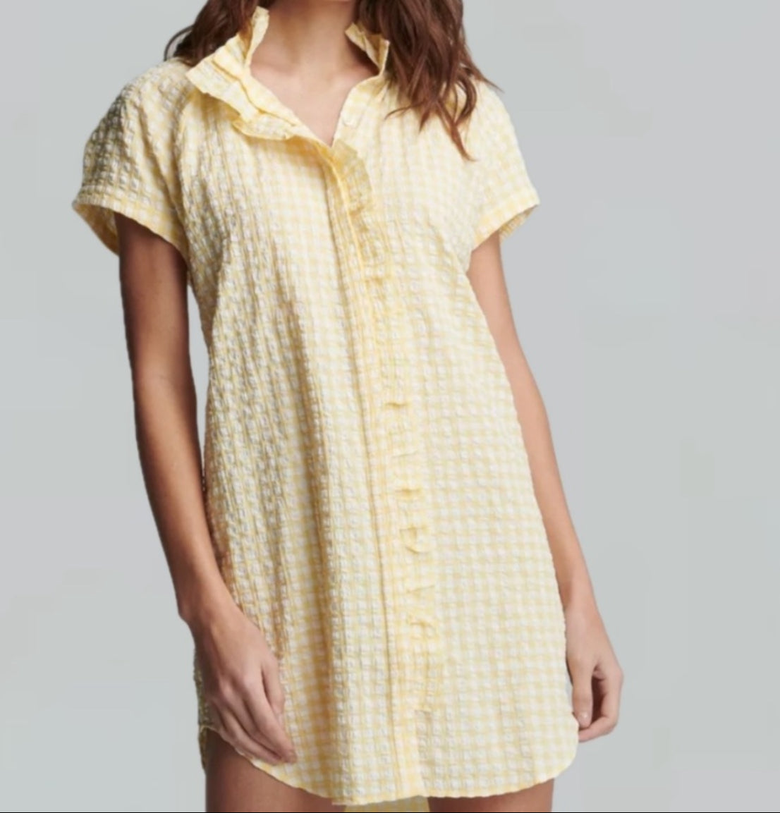 sundays Monroe Dress - Sunflower Gingham Print