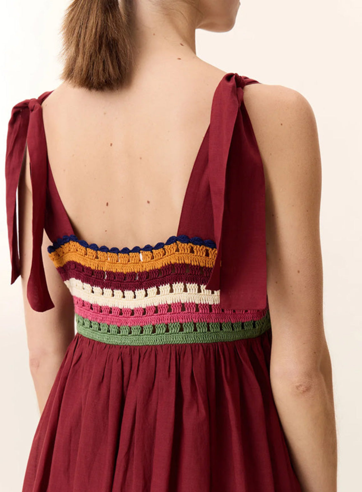 Leon & Harper Ricq Crochet Tomato Dress