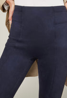 Spanx Faux Suede Leggings - Navy