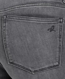 DL1961 Mara Instasculpt Mid Rise Straight Jeans - Overcast Raw