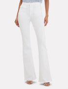 Frame Le High Flare Jeans - Blanc