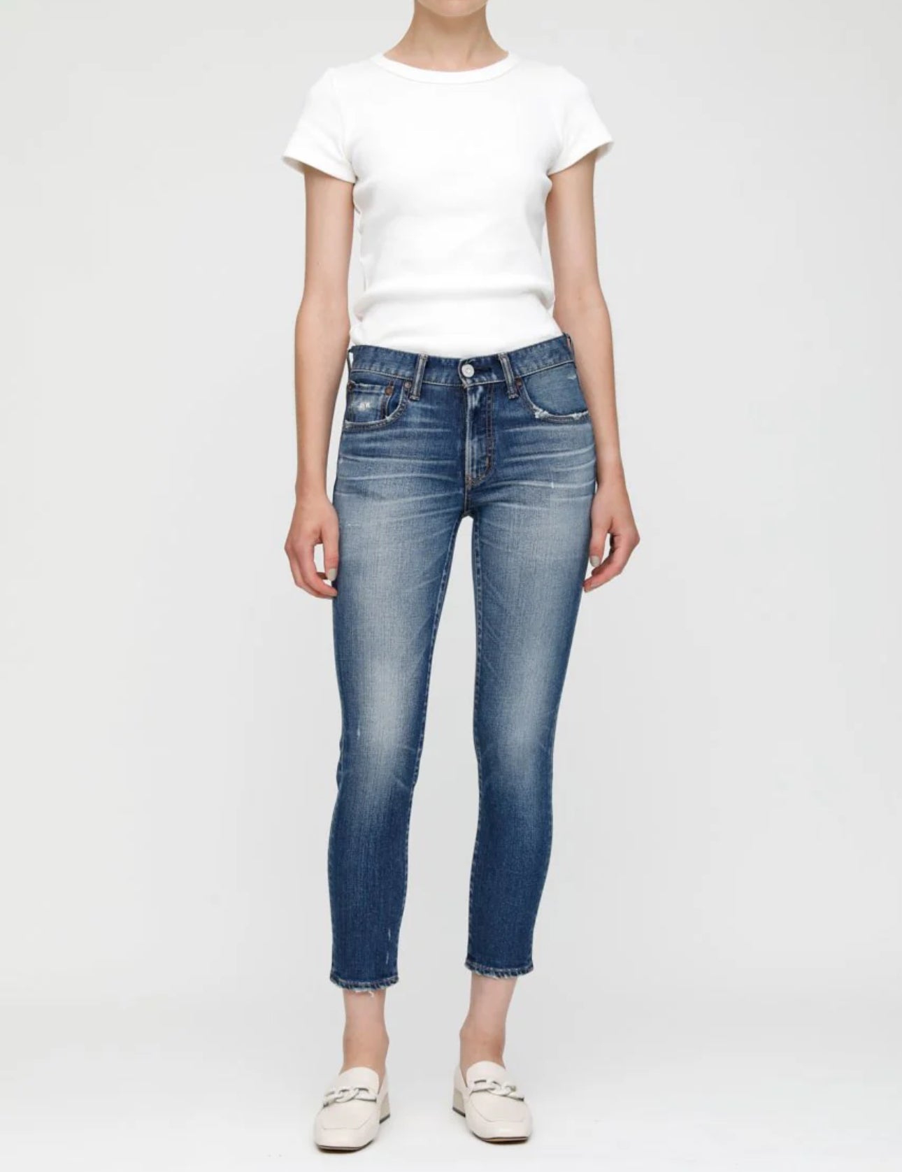 Moussy Vintage Sundance Skinny - D/BLU 113